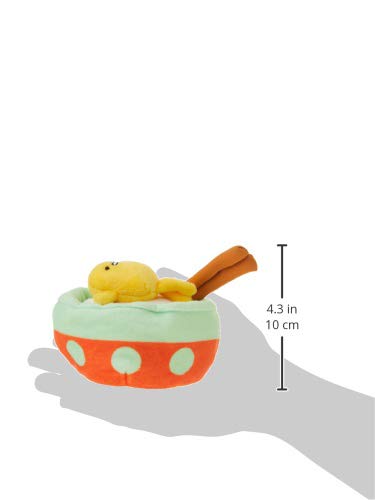GUND Sanrio Gudetama Plush: Lazy Egg in Ramen Bowl, 4.5-Inch Soft Stuffed Toy for Ages 1+