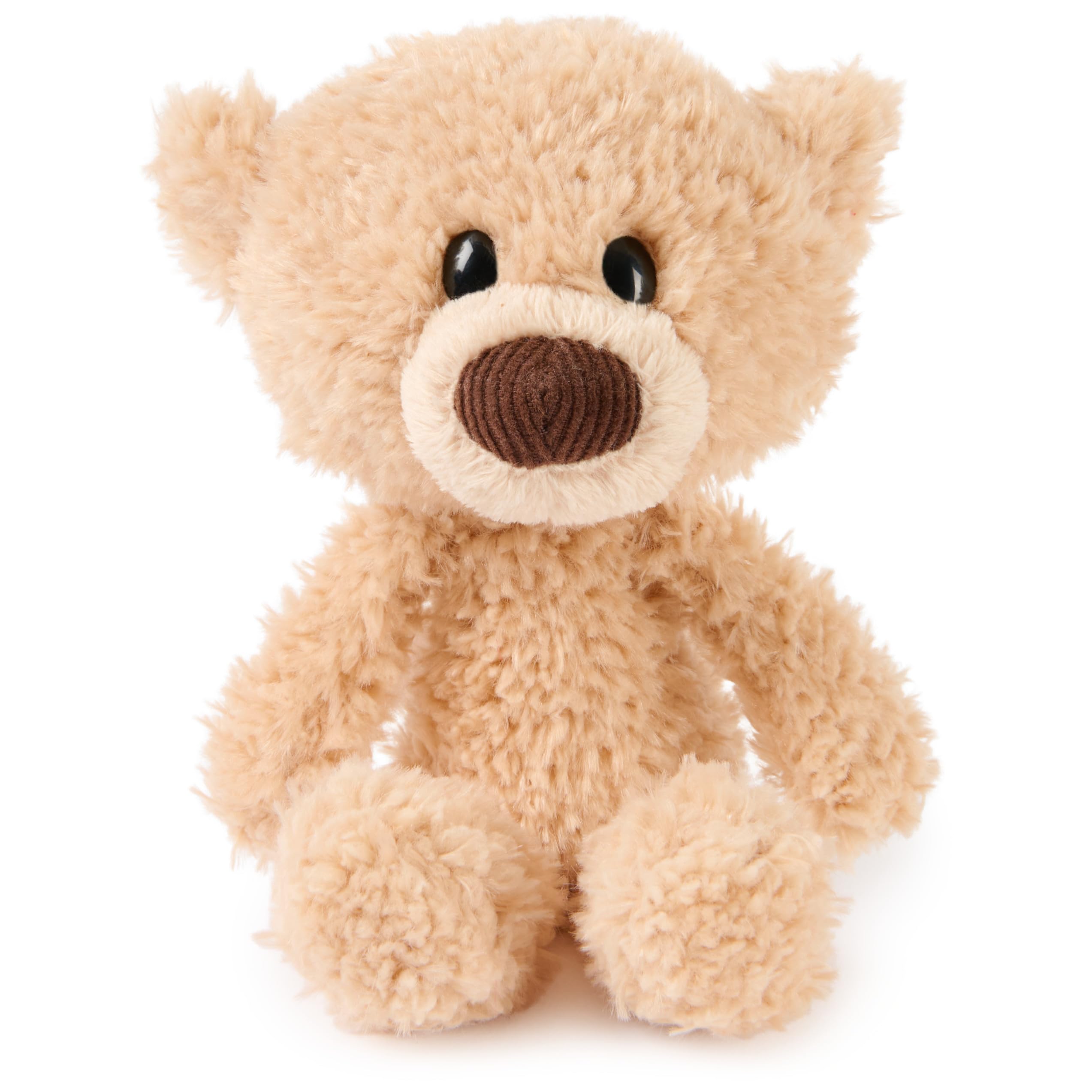 GUND Toothpick Teddy Bear - 7-Inch Beige Plush Toy, Soft & Huggable for Ages 1 and Up