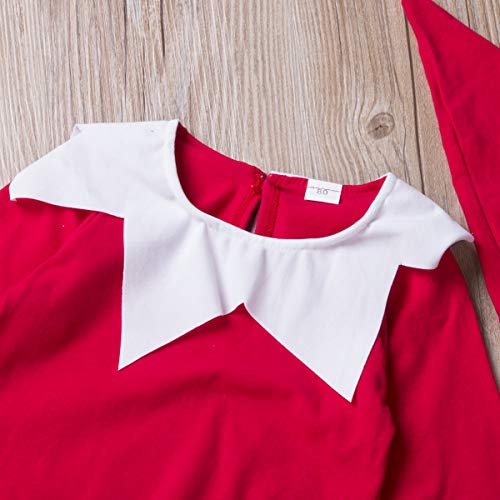 Gureui Baby Elf Christmas Outfit – Unisex Long Sleeve Onesie with Hat