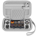 GWCASE Protective Carrying Case for RG35XX H Retro Handheld Game Console - Gray Hard EVA Storage Box with Hand Strap