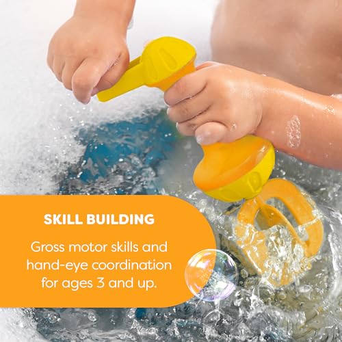 HABA Bubble Bath Whisk - Yellow Toddler Bath Toy for Sensory Play, Ages 3+