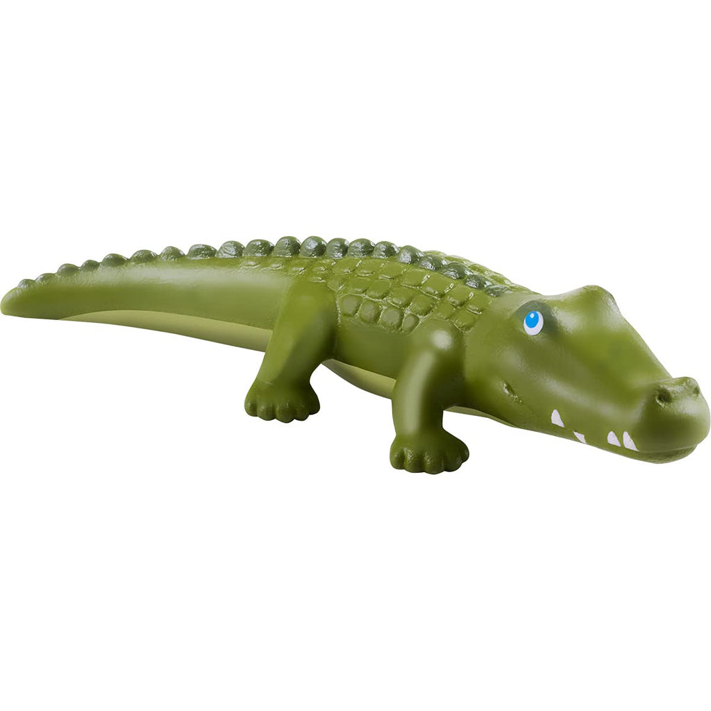 HABA Little Friends Crocodile – 7-Inch Chunky Plastic Zoo Animal Toy Figure
