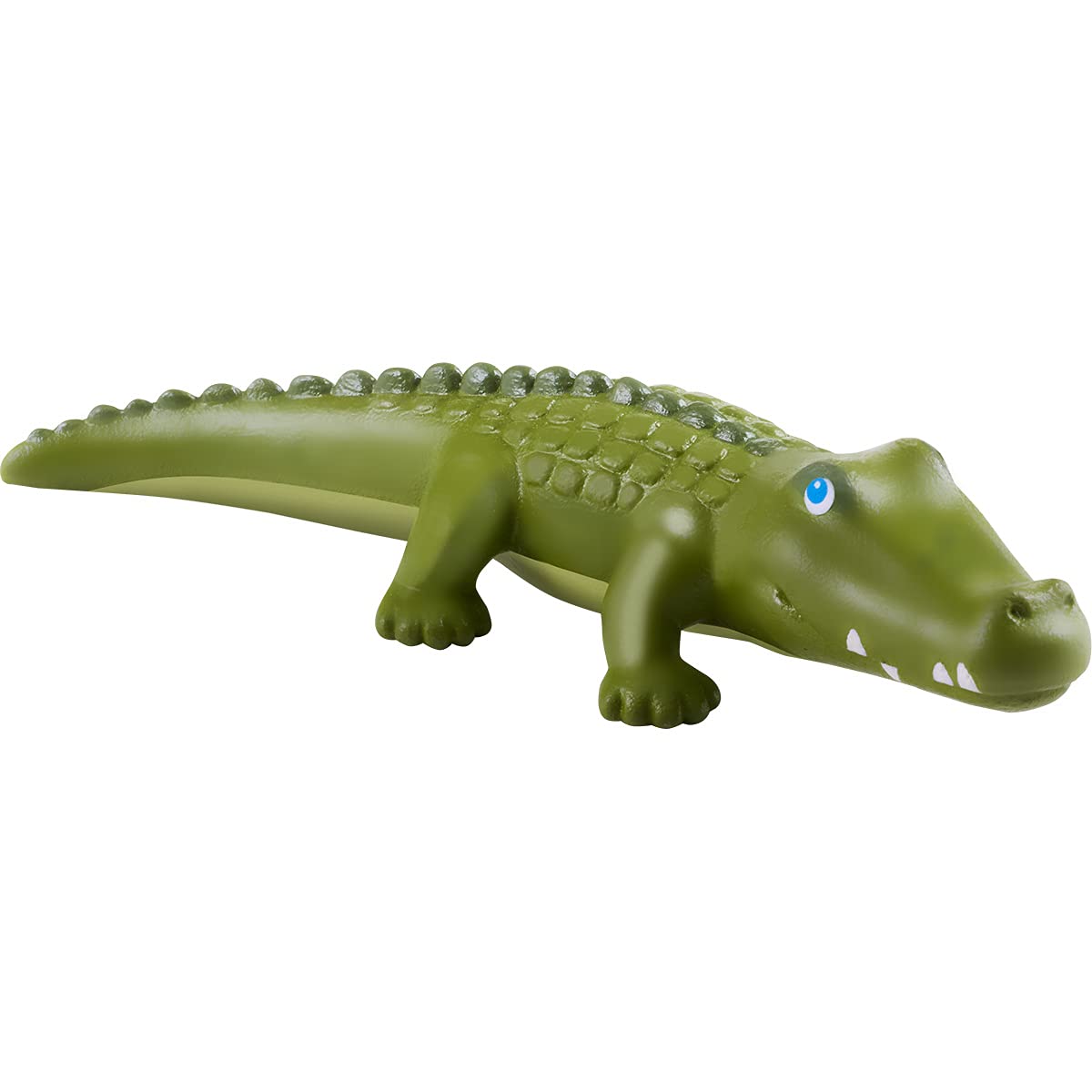 HABA Little Friends Crocodile – 7-Inch Chunky Plastic Zoo Animal Toy Figure