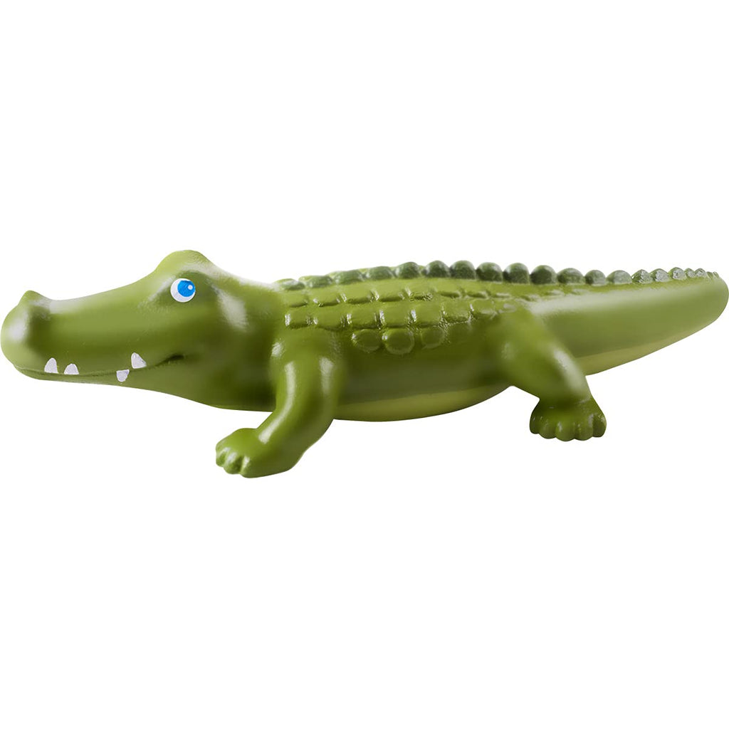 HABA Little Friends Crocodile – 7-Inch Chunky Plastic Zoo Animal Toy Figure