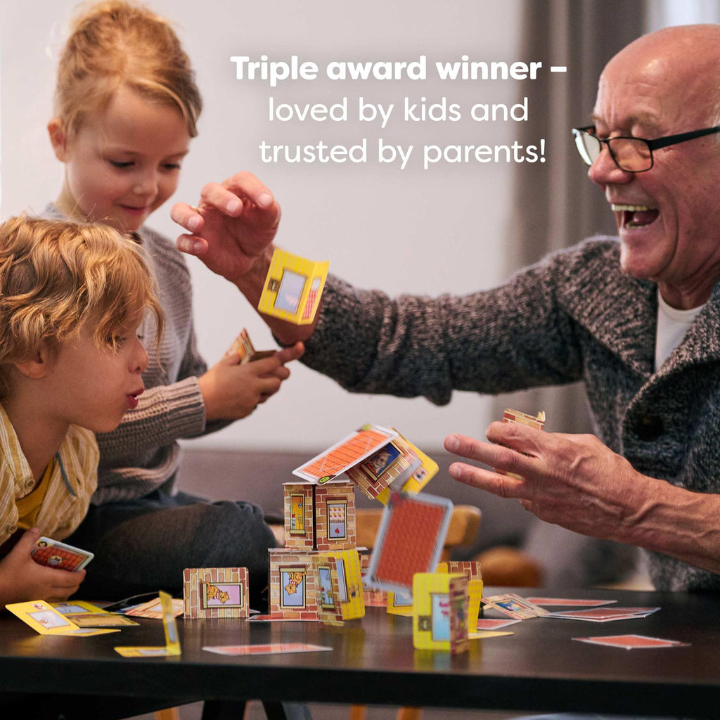 HABA Rhino Hero Stacking Card Game - Award-Winning Family Fun for Ages 5+