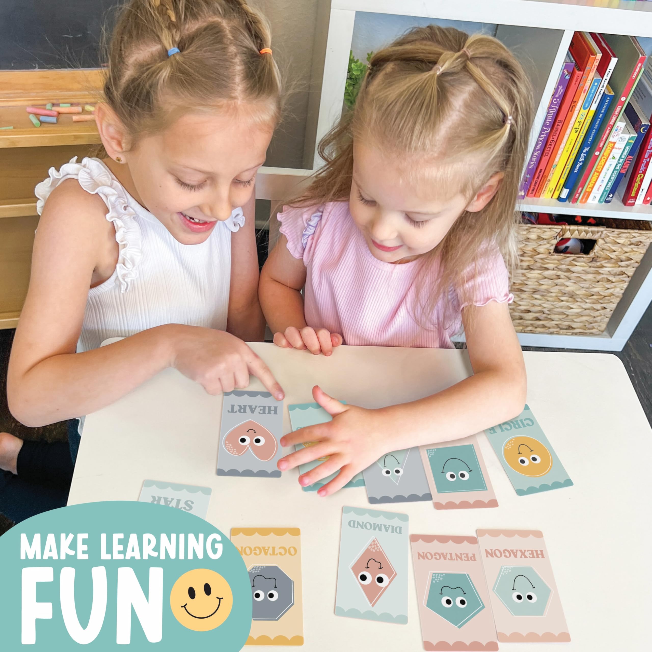 Hadley Designs Alphabet Flash Cards for Toddlers 1-3: 58 Double-Sided Cards for Preschool Learning, Homeschool, and Gifts
