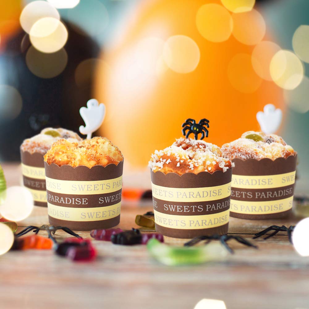 Hagao 6-Pack Fake Cupcakes – Foam Sprinkle Play Food for Pretend Play & Decoration