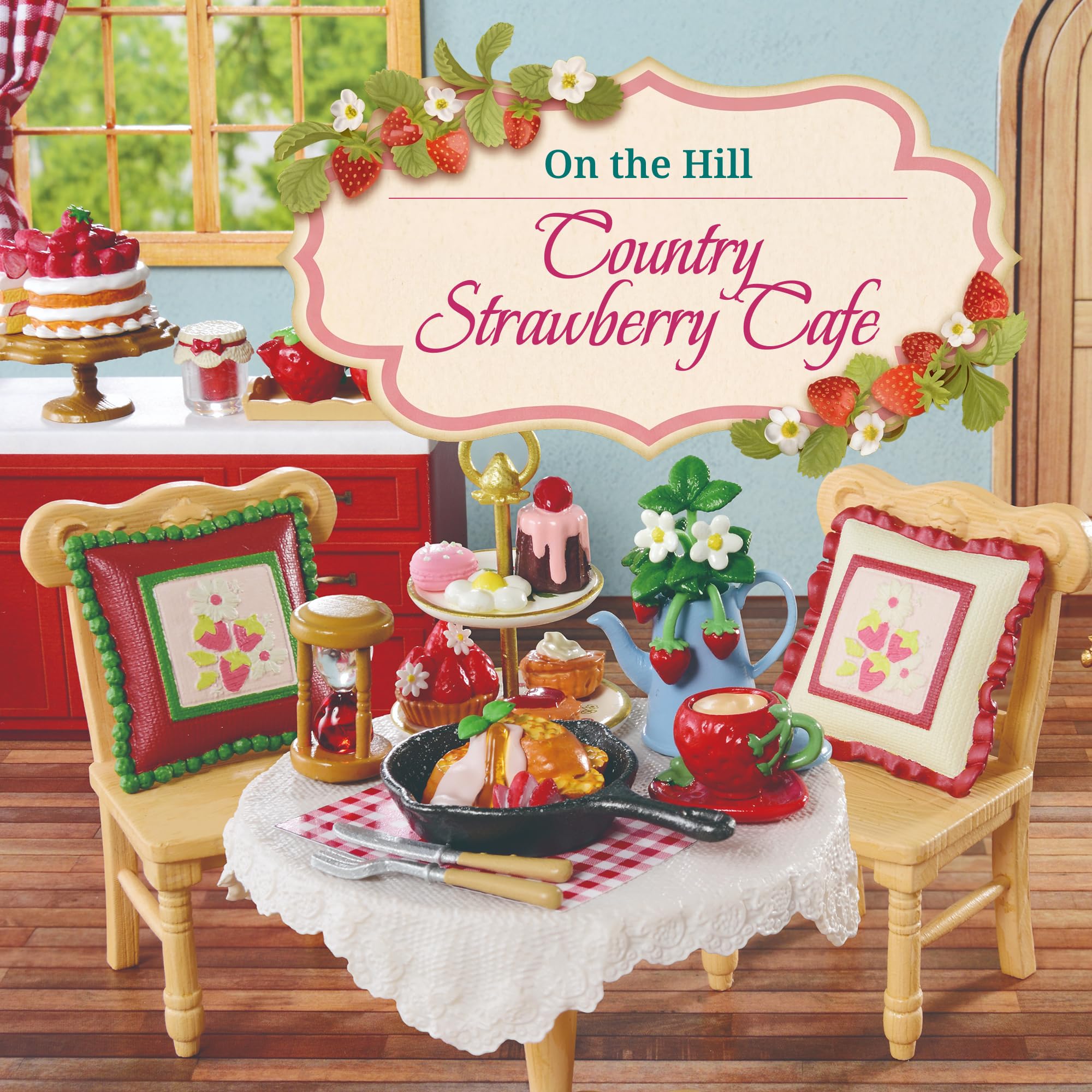Hamee RE-MENT Strawberry Café Blind Box Miniature Figure – 1 Random Figure from 8 Designs