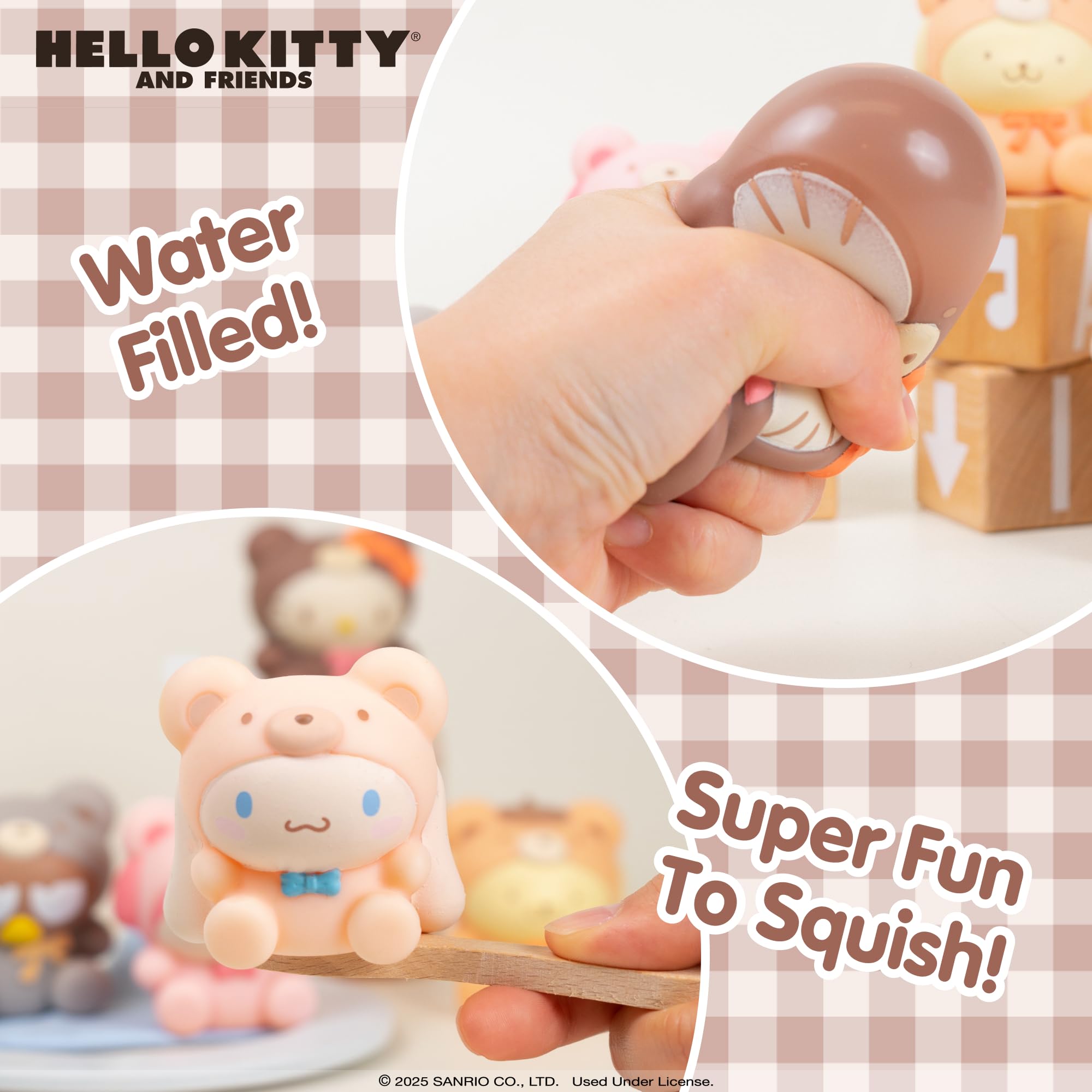 Hamee Sanrio Hello Kitty & Friends Series 7 Latte Bear SquiSHU – Mystery Blind Capsule Squishy Toy (1 Piece)