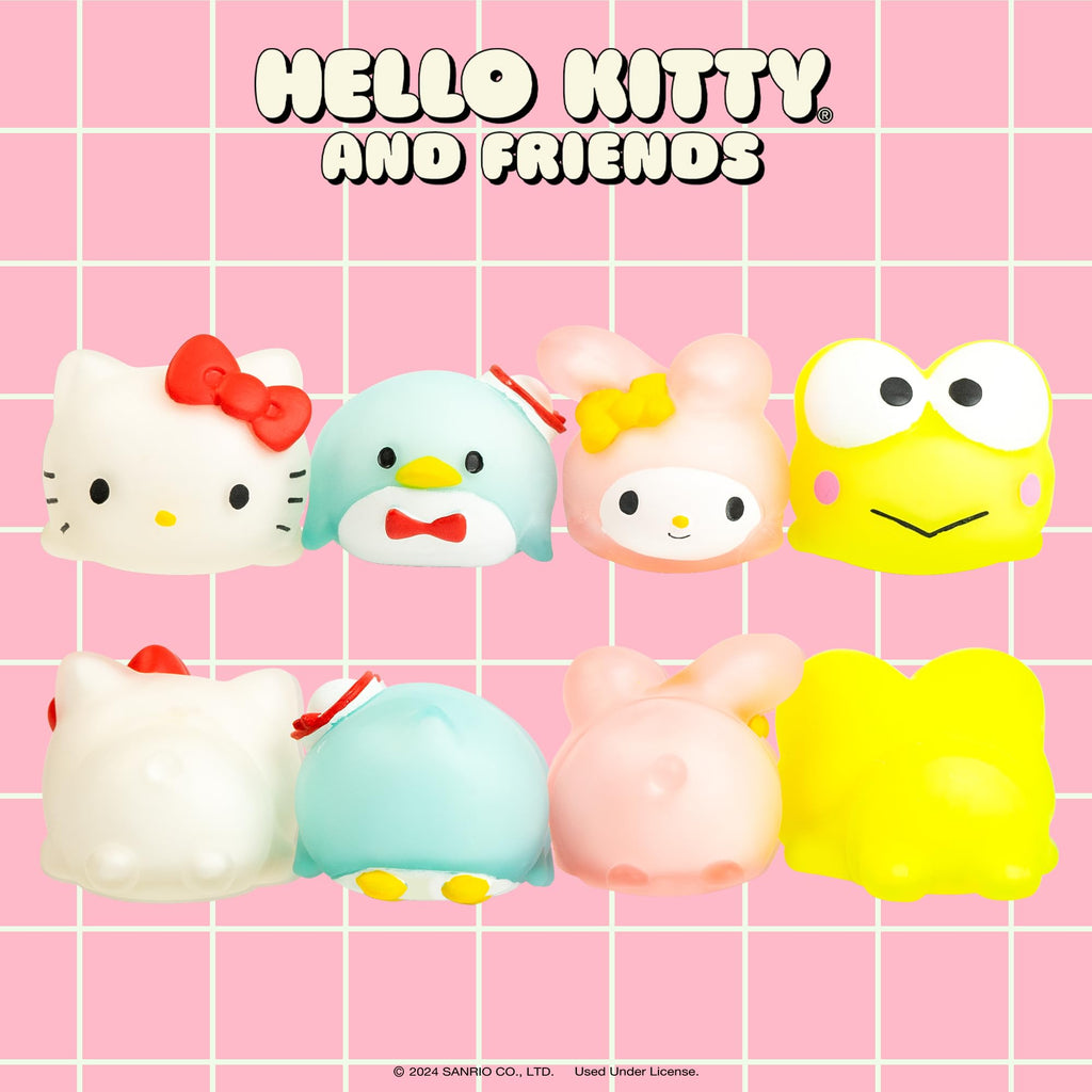 Hamee SquiSHU Sanrio Hello Kitty and Friends Keroppi Mochi Squishy Toy – Stretchy Fidget Sensory Toy