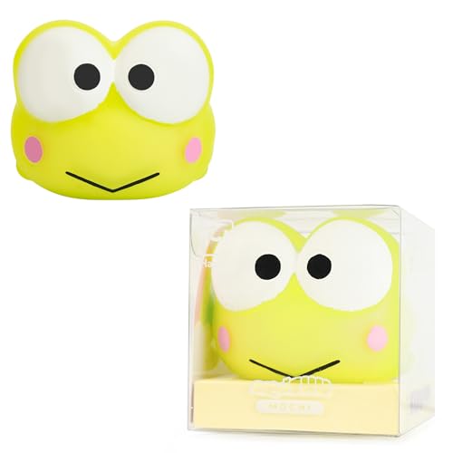 Hamee SquiSHU Sanrio Hello Kitty and Friends Keroppi Mochi Squishy Toy – Stretchy Fidget Sensory Toy