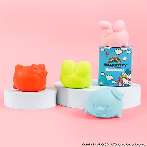 Hamee SquiSHU Sanrio Hello Kitty & Friends Squishy – Stretchy Dough Fidget Toy (Mystery Capsule)