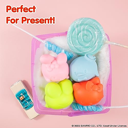 Hamee SquiSHU Sanrio Hello Kitty & Friends Squishy – Stretchy Dough Fidget Toy (Mystery Capsule)