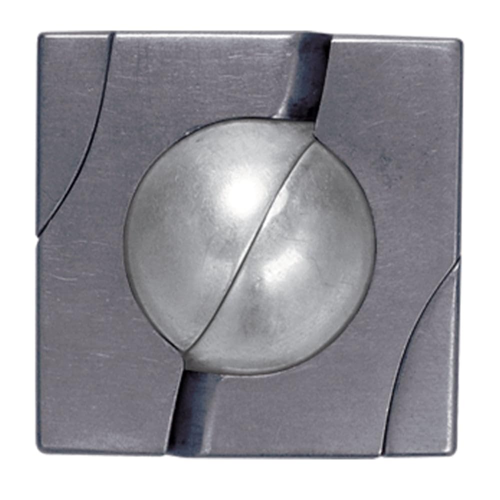 Hanayama Marble Metal Brainteaser Puzzle – Level 4 Challenge for Ages 12+