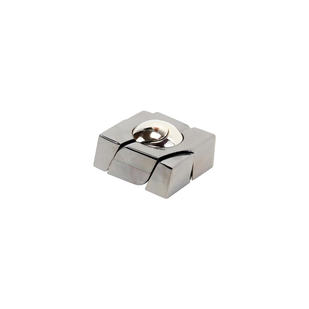 Hanayama Marble Metal Brainteaser Puzzle – Level 4 Challenge for Ages 12+