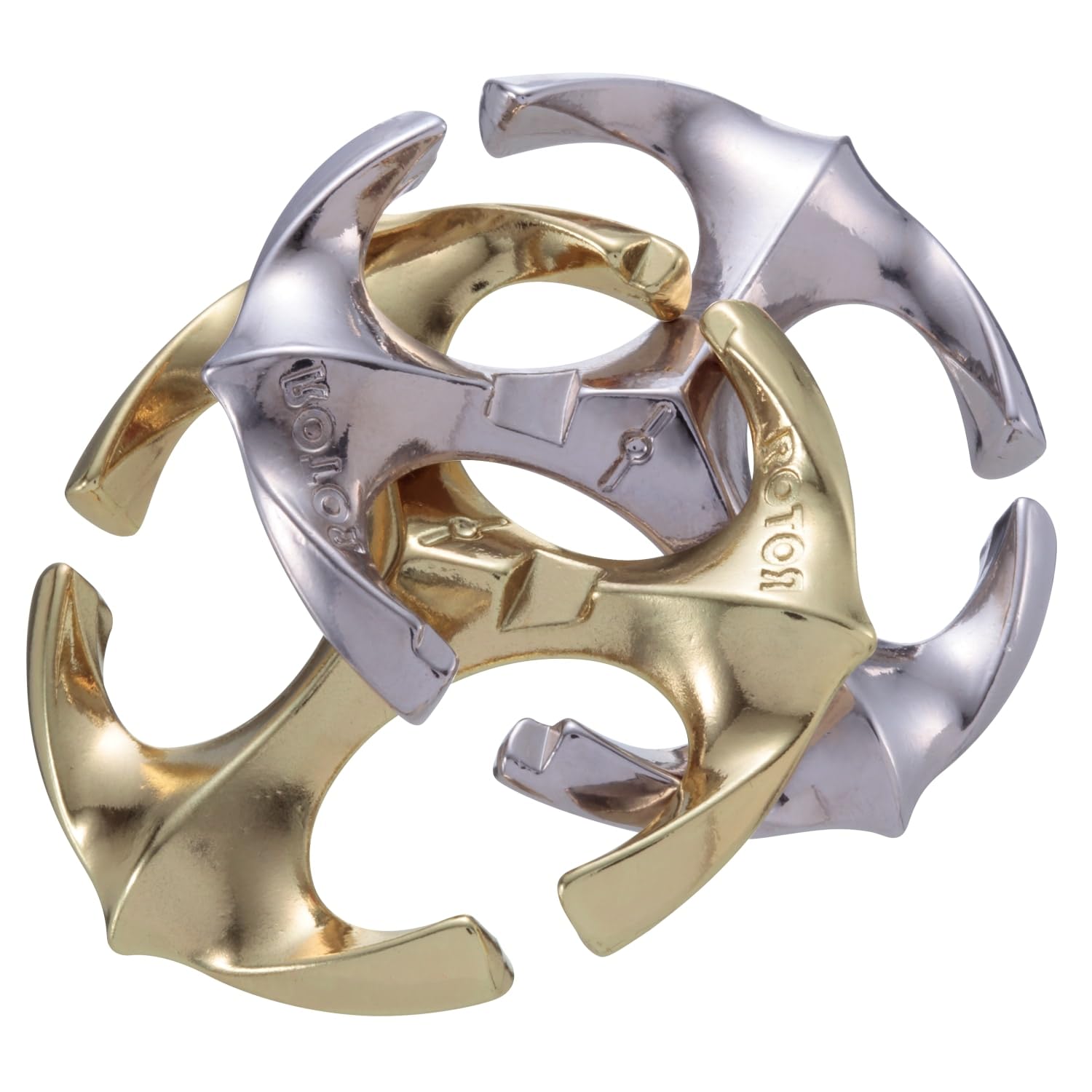 Hanayama Rotor Cast Puzzle – Level 6 Metal Brain Teaser (Mensa-Rated)