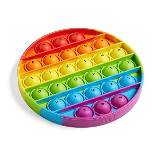 hand2mind Alphabet Sensory Bubble Poppers: Set of 6 Phonics & Fine Motor Fidget Toys