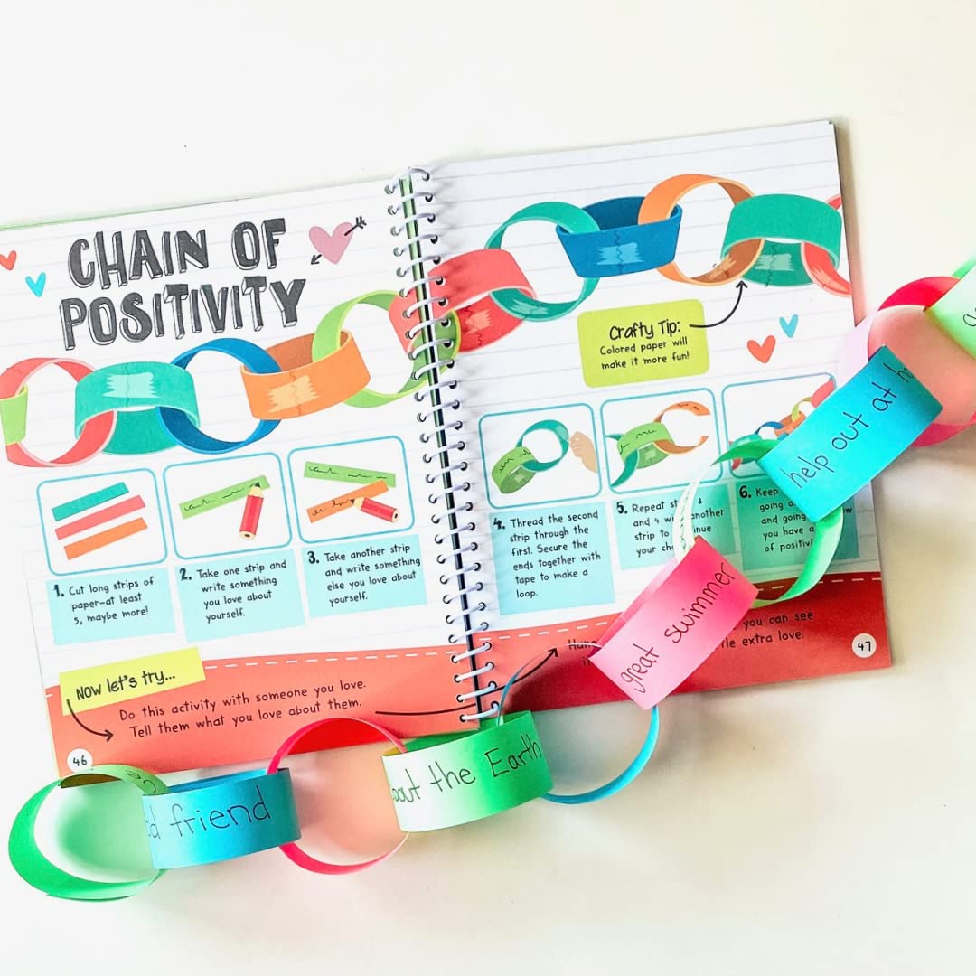 hand2mind Express Your Feelings Journal for Kids – Feelings Wheel & Guided Prompts