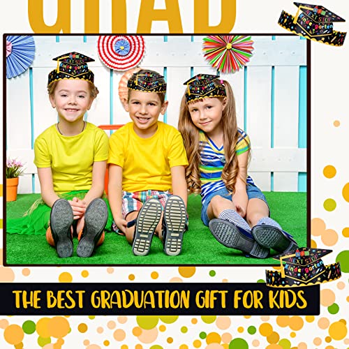 Handepo 60-Pack Preschool Graduation Caps for Kids - Cardboard Crowns with Elastic Ropes for Ceremonies