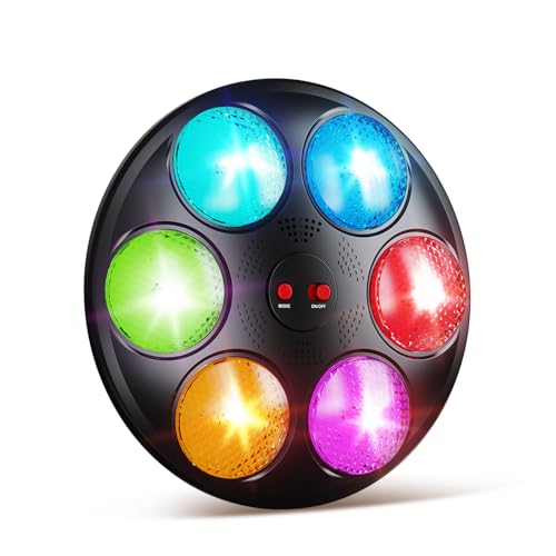 Handheld Memory Game with Lights and Sounds, Solo or Multiplayer, for Kids Ages 3-12 (Black)