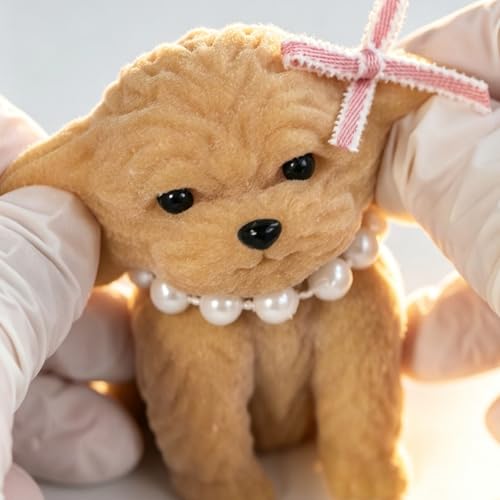Handmade Silicone Poodle Squishy Toy – Stress Relief Fidget for Kids & Adults