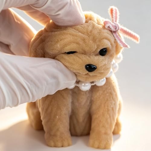 Handmade Silicone Poodle Squishy Toy – Stress Relief Fidget for Kids & Adults