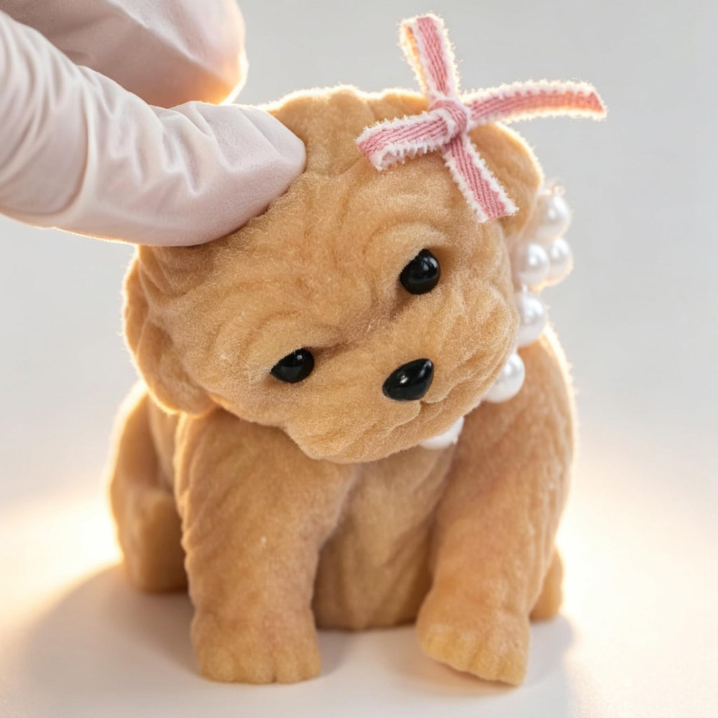 Handmade Silicone Poodle Squishy Toy – Stress Relief Fidget for Kids & Adults