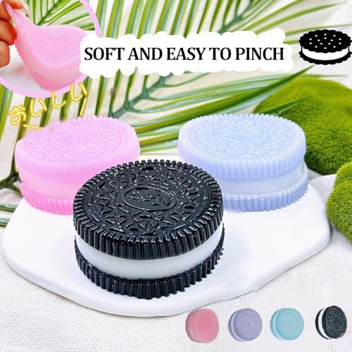 Handmade Silicone Squishy Toys 4-Pack – Ultra-Soft Stress Relief Fidget for Anxiety and Relaxation, Easter Desk Accessory