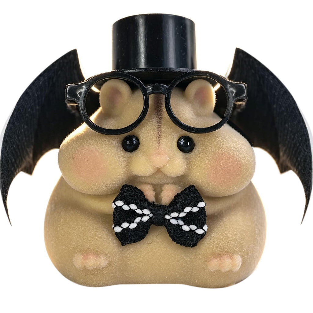 Handmade Taba Squishy Hamster Toy – Brown Monster, Soft Silicone Mochi Fidget for Stress Relief