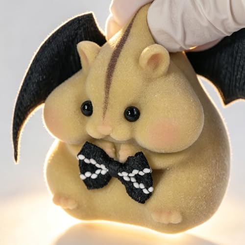 Handmade Taba Squishy Hamster Toy – Brown Monster, Soft Silicone Mochi Fidget for Stress Relief