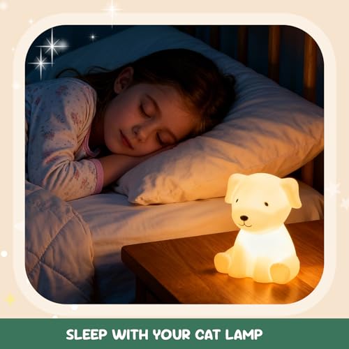 HAPMARS Paint Your Own Dog Lamp Kit – DIY Art Craft for Kids Ages 4-12+
