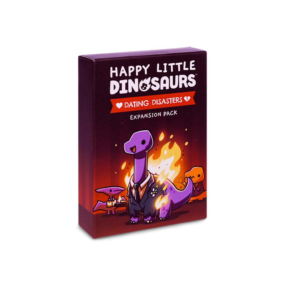 Happy Little Dinosaurs: Dating Disasters Expansion – 54-Card Add-On for Awkward First Dates