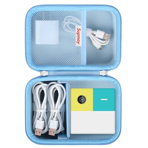 Hard Carrying Case Compatible with Nex Playground Game System - Blue EVA Storage Box with Mesh Pocket for Cables and Accessories