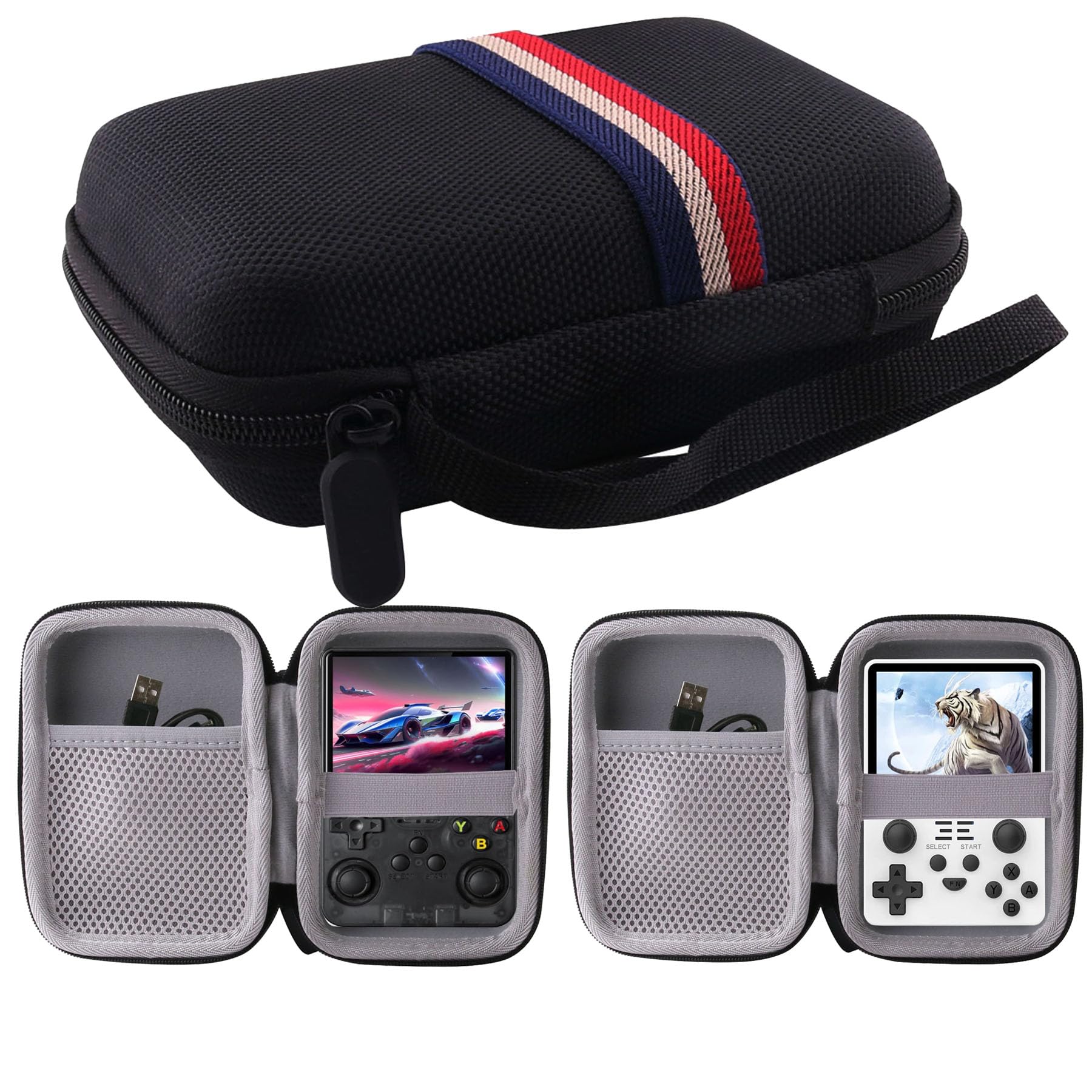 Hard Carrying Case for R36T R36S RG36PRO RG35XX Plus RGB20S – Black EVA Protection