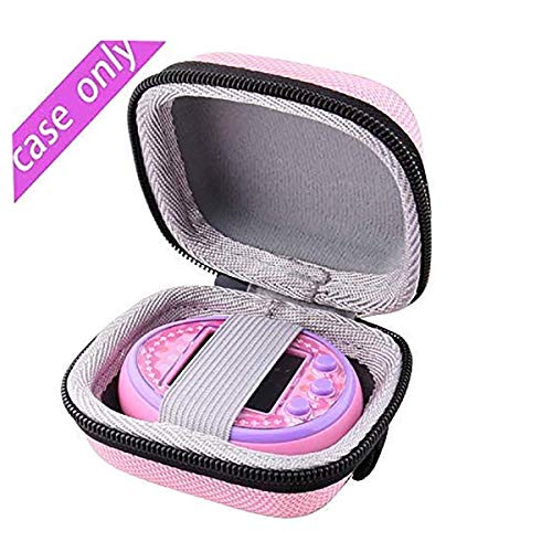 Hard EVA Carrying Case for Tamagotchi On/Pix/R2D2 – Pink by WERJIA