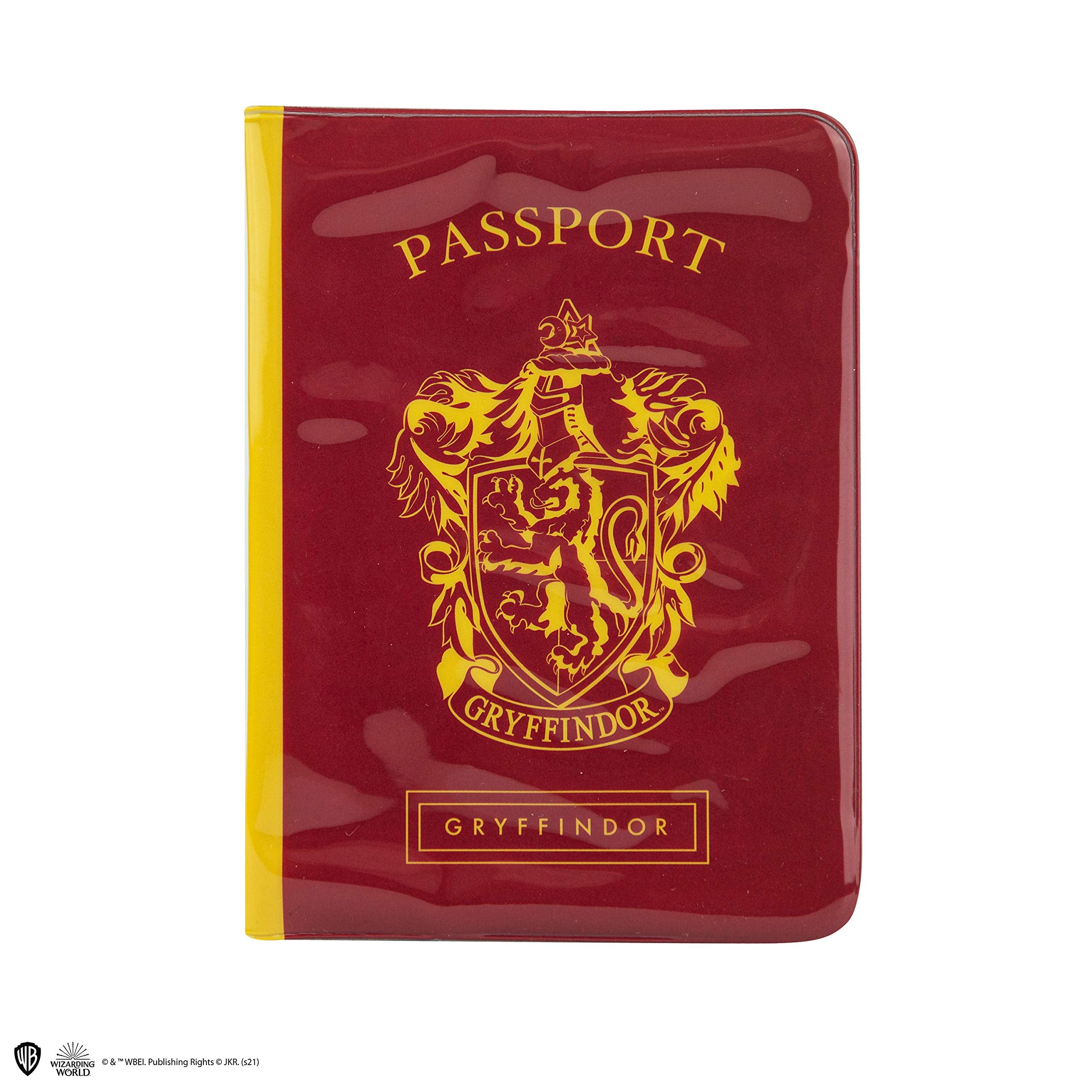 Harry Potter Passport Cover & Luggage Tag Set - Choose Your Hogwarts House (Official License)