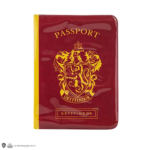 Harry Potter Passport Cover & Luggage Tag Set - Choose Your Hogwarts House (Official License)