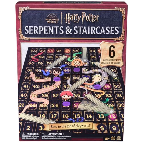 Harry Potter Serpents & Staircases Board Game – Race to the Top of Hogwarts