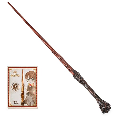 Harry Potter Spellbinding Wand – 12-Inch Official Replica with Aguamenti Spell Card for Kids Age 6+