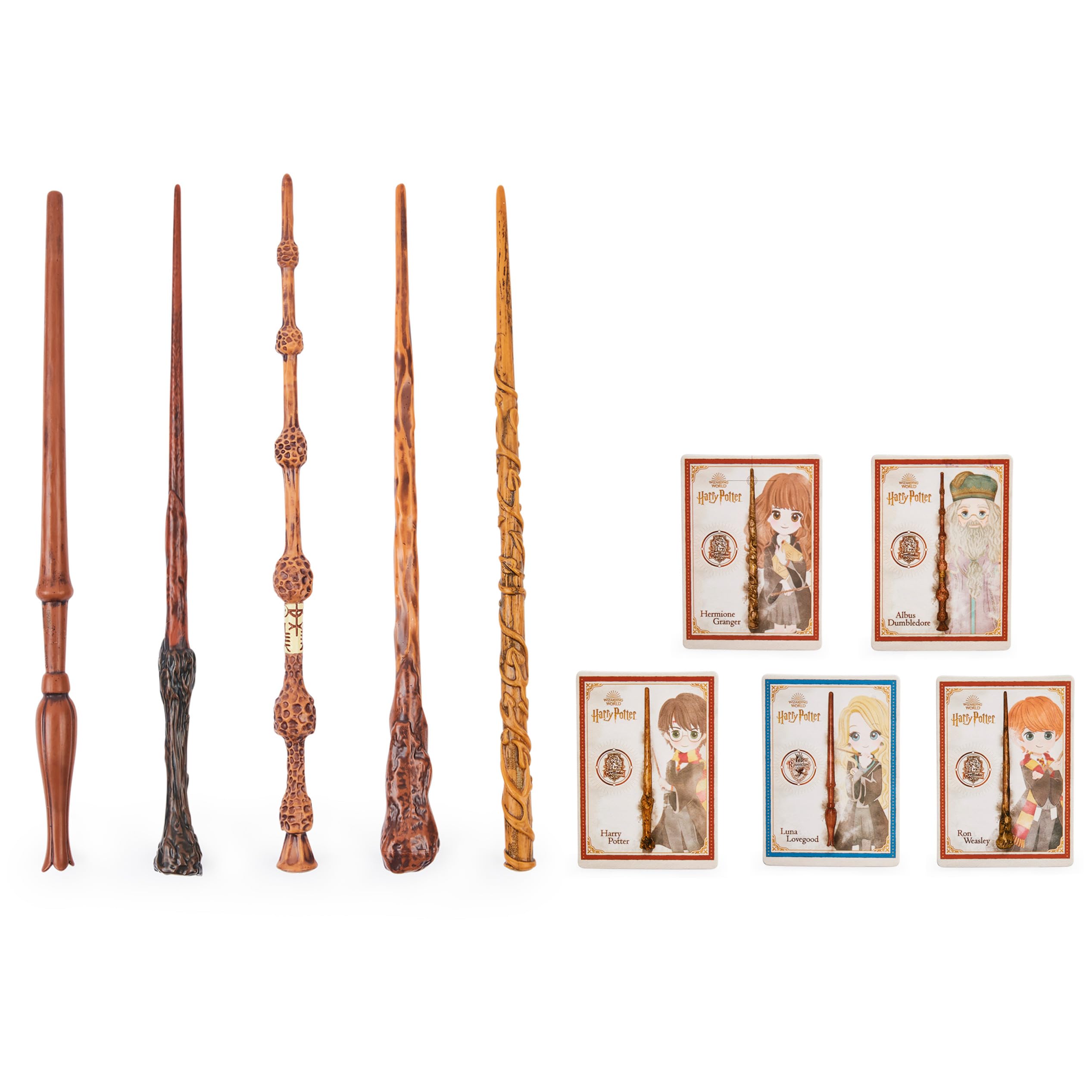 Harry Potter Spellbinding Wand – 12-Inch Official Replica with Aguamenti Spell Card for Kids Age 6+