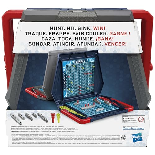 Hasbro Gaming Battleship - Classic Naval Combat Board Game for 2 Players Ages 7+
