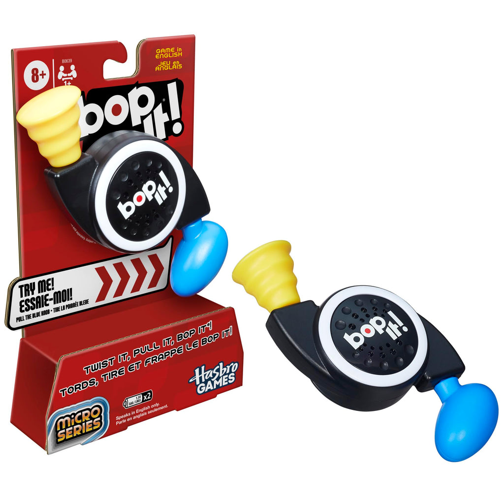 Hasbro Gaming Bop It! Micro Series – Compact Electronic Game for Party Play, Ages 8+