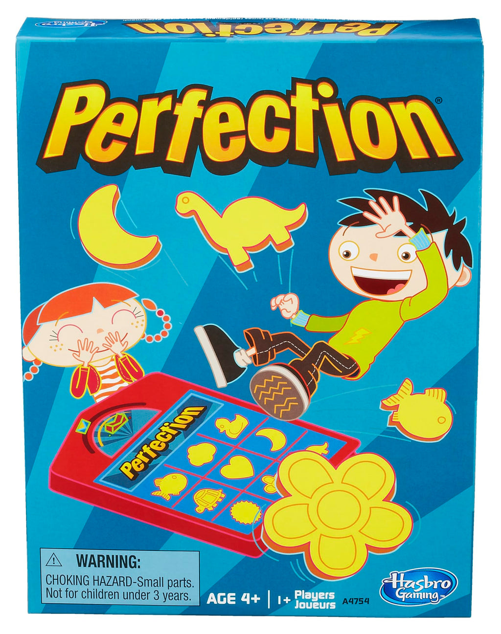 Hasbro Perfection Shape-Matching Game for Kids - Beat the Clock & Avoid the Pop! Ages 4+