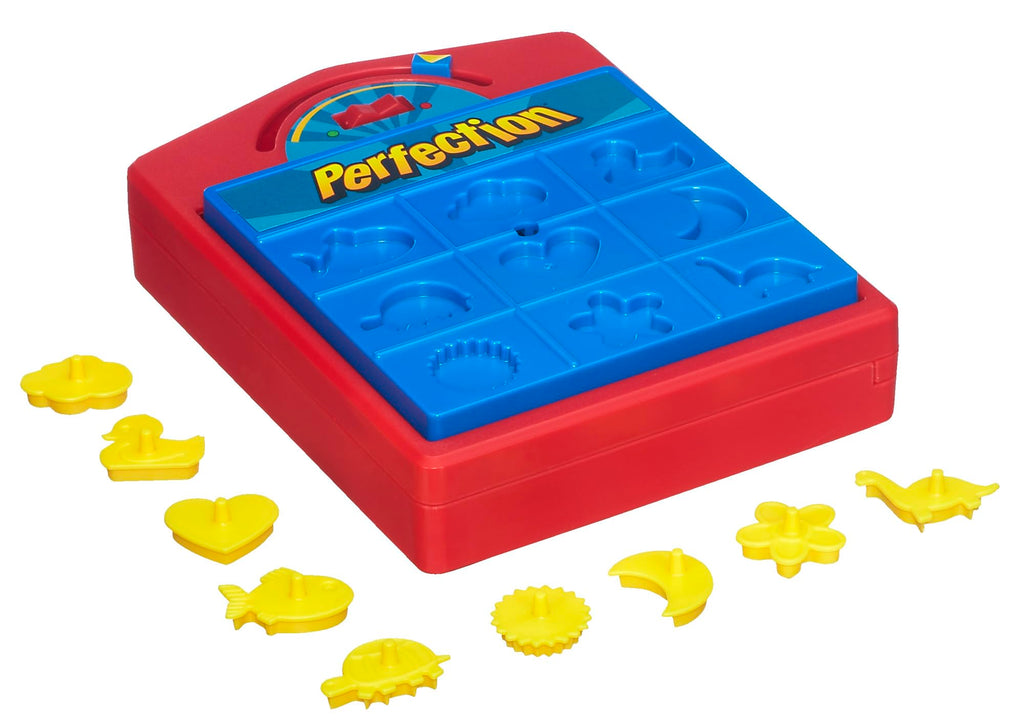 Hasbro Perfection Shape-Matching Game for Kids - Beat the Clock & Avoid the Pop! Ages 4+