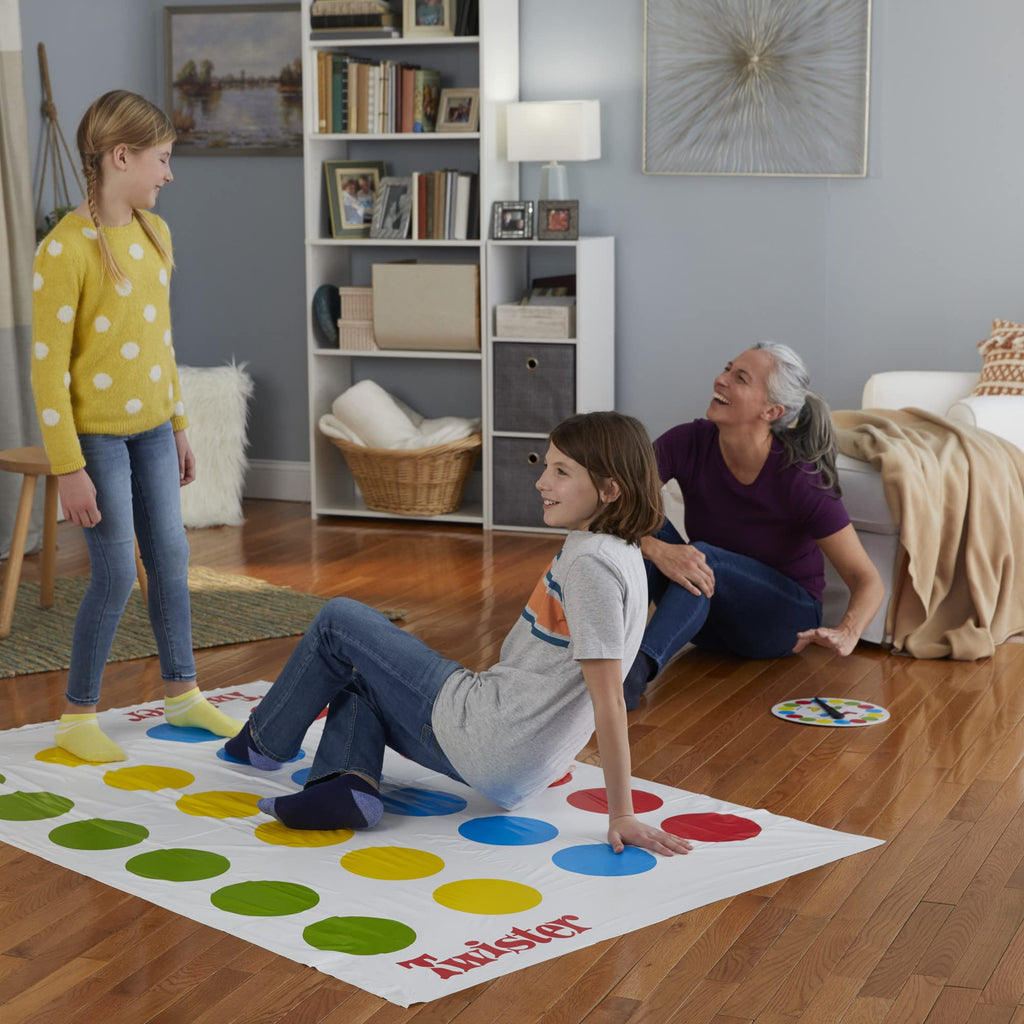 Hasbro Twister Party Game - Classic Family Board Game for 2-4 Players, Ages 6+