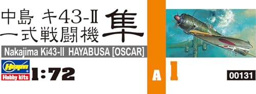 Hasegawa 1:72 Scale Japanese Ki-43 Hayabusa Oscar Fighter Model Kit