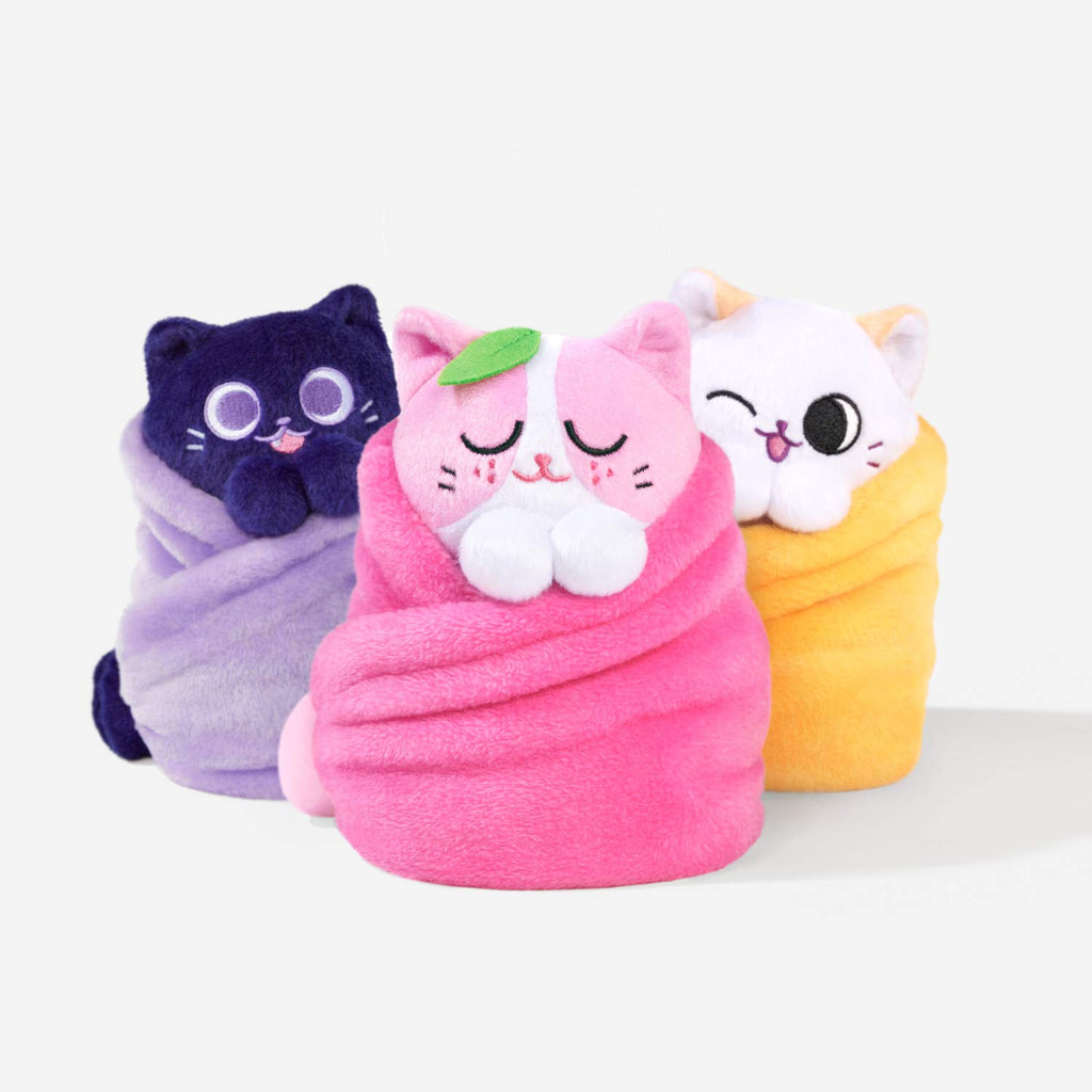 Hashtag Collectibles Purritos Series 3 - Mango Flavor Plush Toy, 6.5" Super Soft Blanket