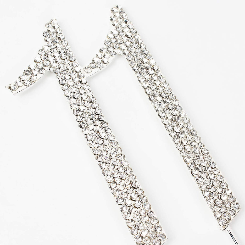 Hatcher lee Bling Crystal Rhinestone '11' Birthday Cake Topper – Silver Keepsake for 11th Party