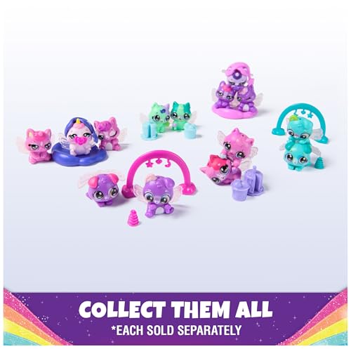 Hatchimals Alive Rainbow Splash Fizzy Color Surprise – Unbox Twins or Triplets from a Color-Changing Egg
