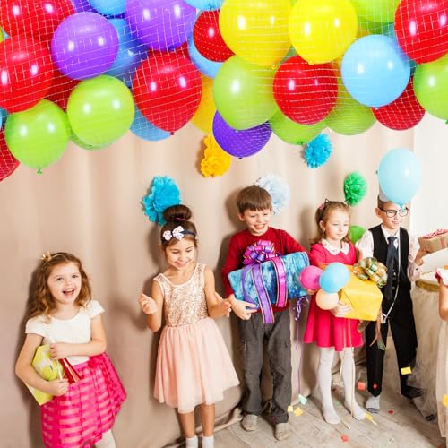 Haull Balloon Drop Net – 15.8 x 3.3 ft, Holds Up to 200 Balloons for Wedding, Birthday, Graduation & New Year's Celebrations